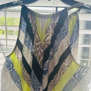 Ladies Alfani multicolor blouse size Large